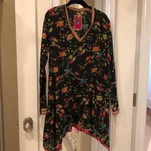 Johnny Was floral tunic